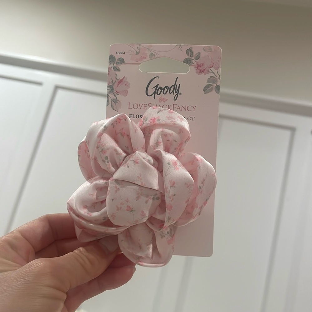 NWT - LoveShackFancy x Goody - Flower Elastic - English Ivy - Pink